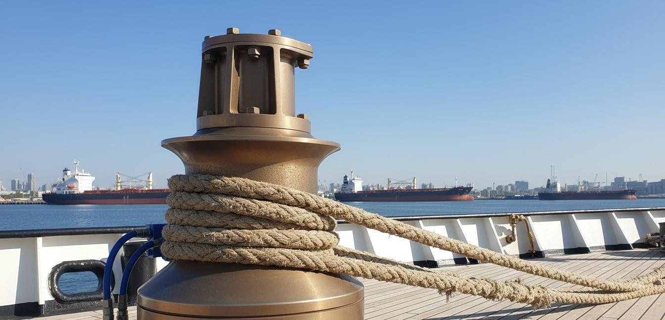 10_Hydraulic Capstan Winch for Mooring Operations Line Pull vs Line Speed Trade-off Analysis
