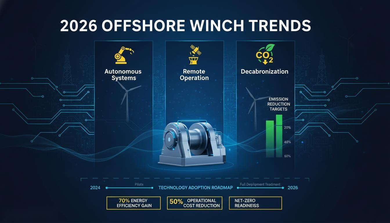 2026 Offshore Winch Manufacturer Trends： Autonomous Winch Systems, Remote Operation, and Decarbonization