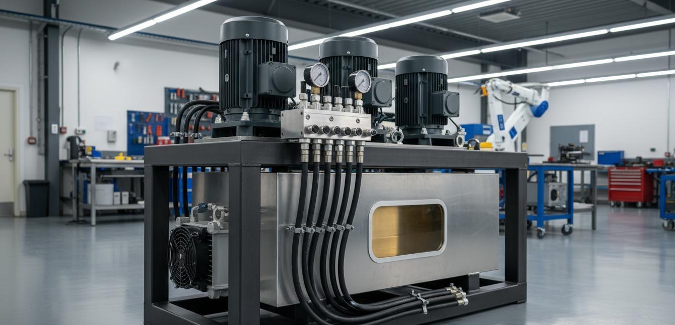 8_Custom Hydraulic Power Unit Design Matching Pump Flow Rate to Multi-Winch Operations