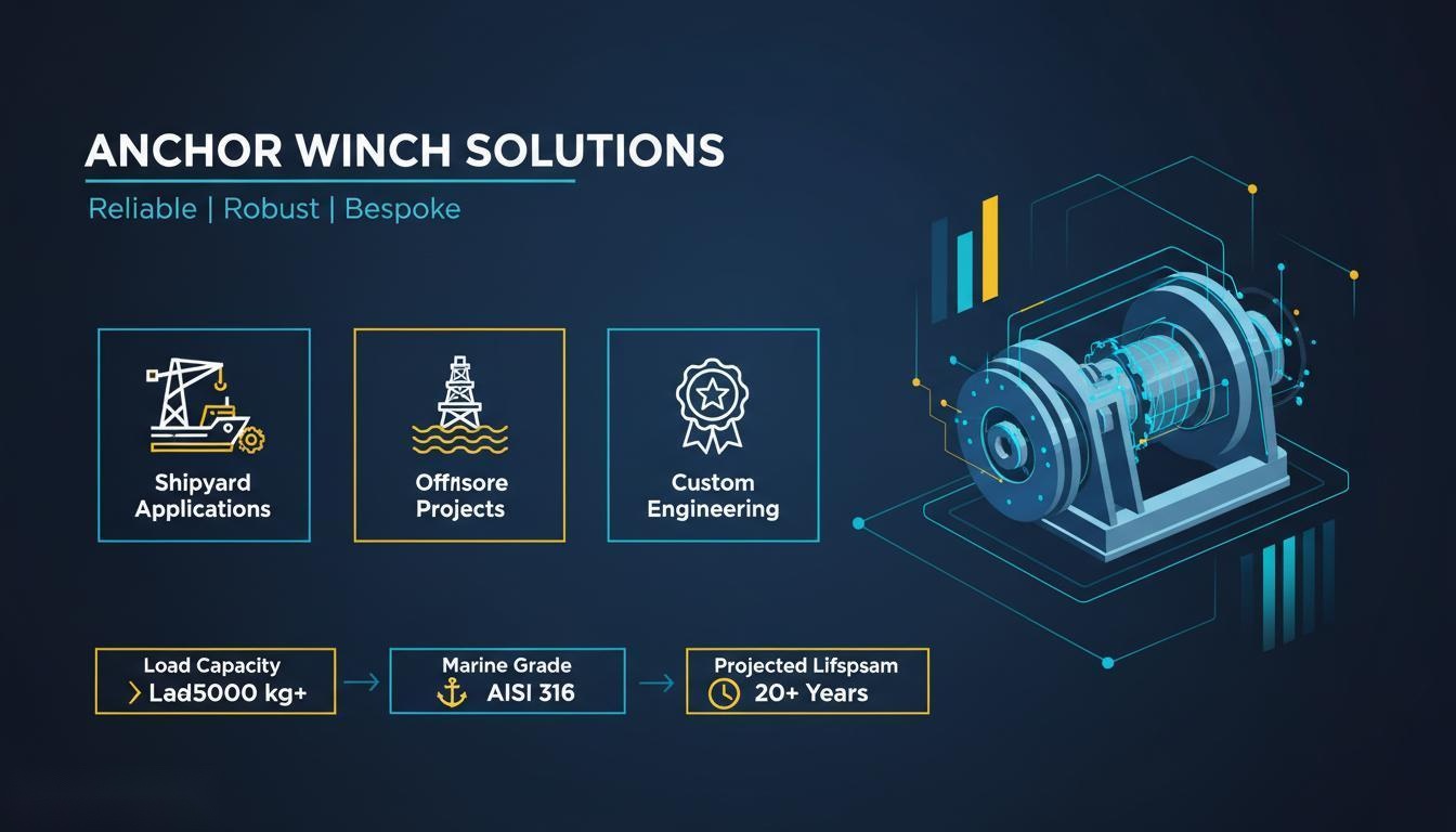 Custom Anchor Winch Solutions for Shipyards and Offshore Projects
