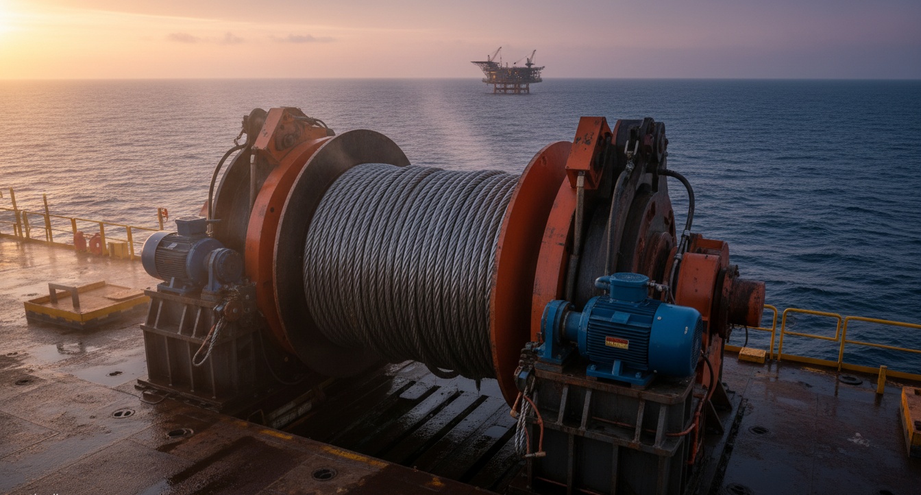 FPSO Hydraulic Winch Specifications Tandem Mooring Systems for Deepwater Operations