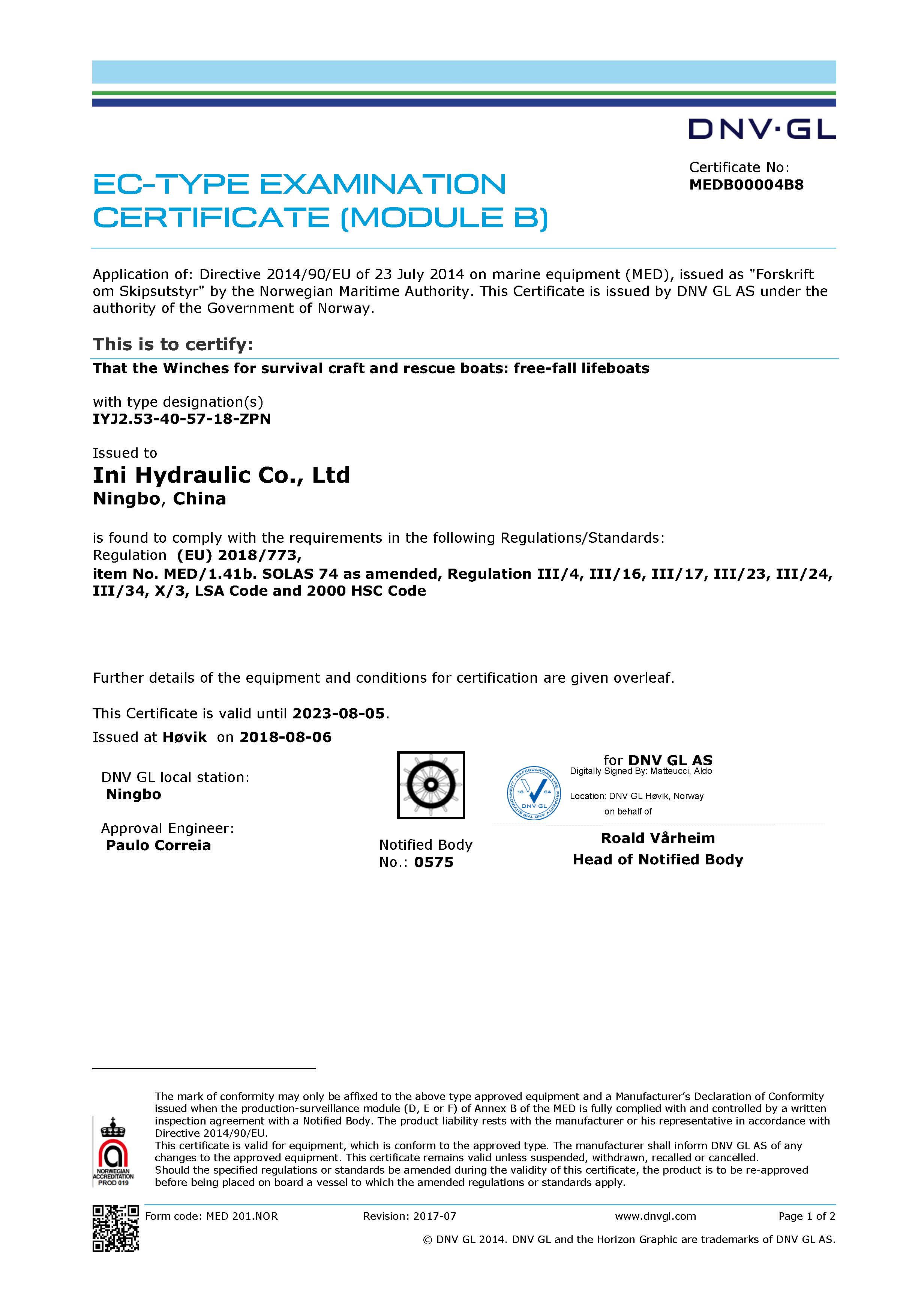 IYJ2.53 Hydraulic Winch EC Type Certificate,2018~2023_Page_1