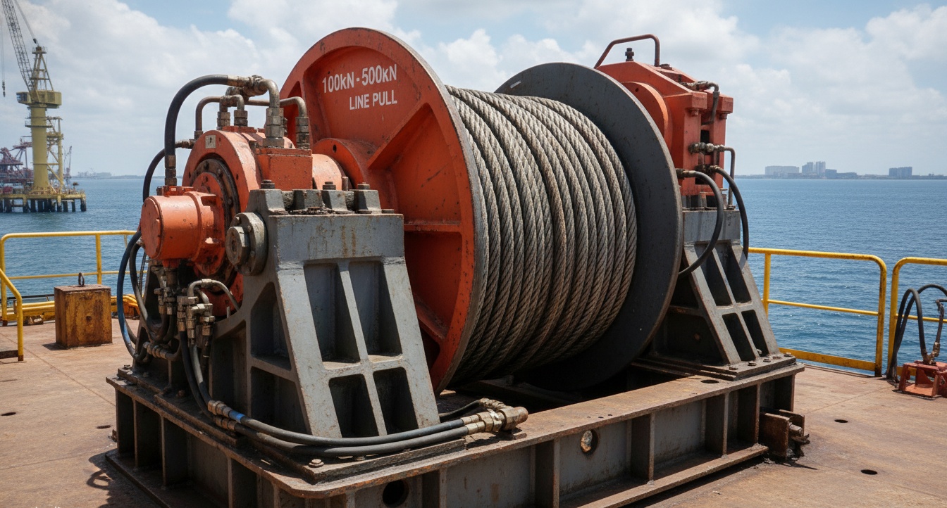 Singapore Port's 100kN-500kN Mooring Winch Procurement 15-Day Lead Time