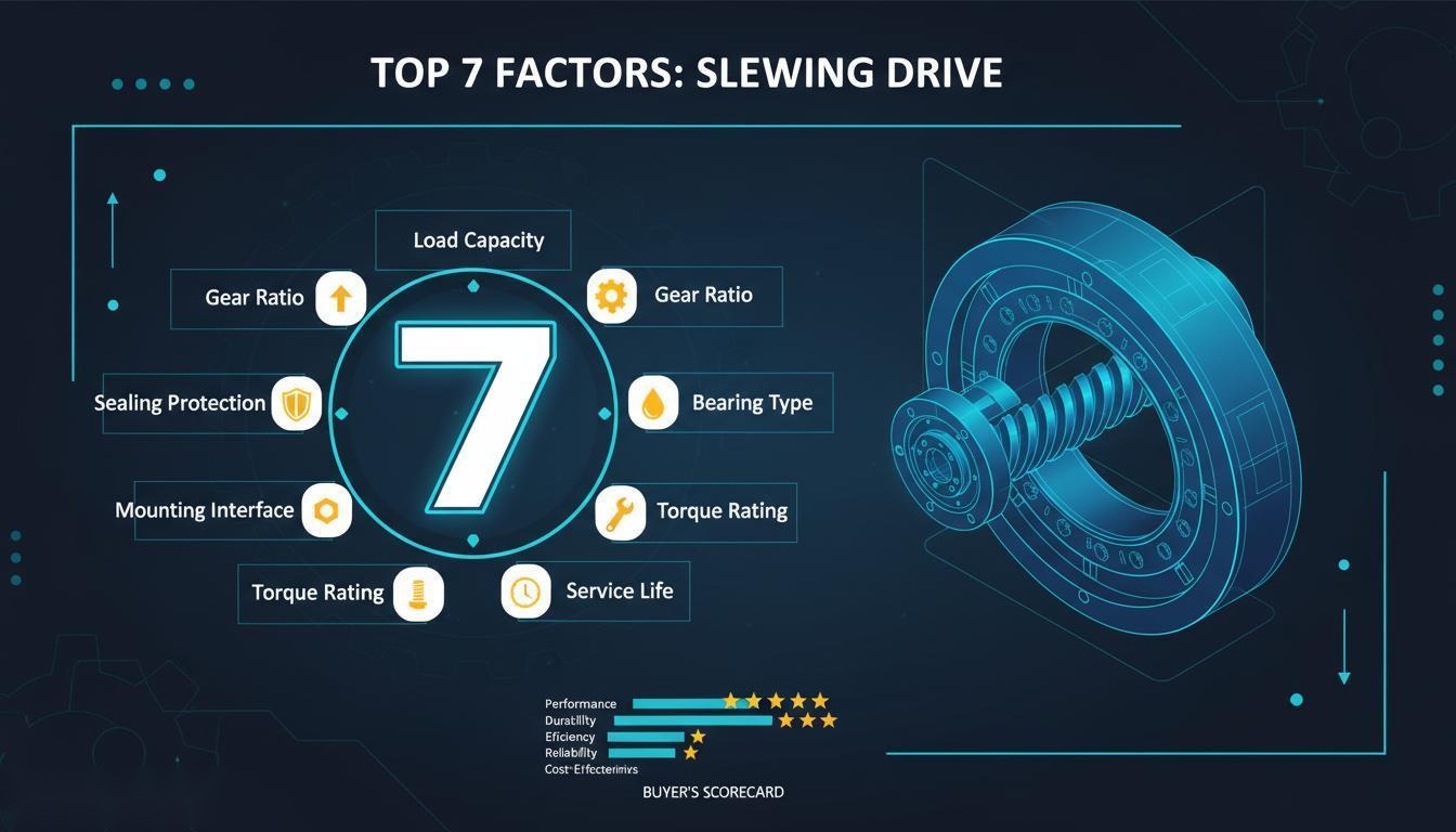 Top 7 Factors Buyers Should Check Before Ordering a Slewing Drive