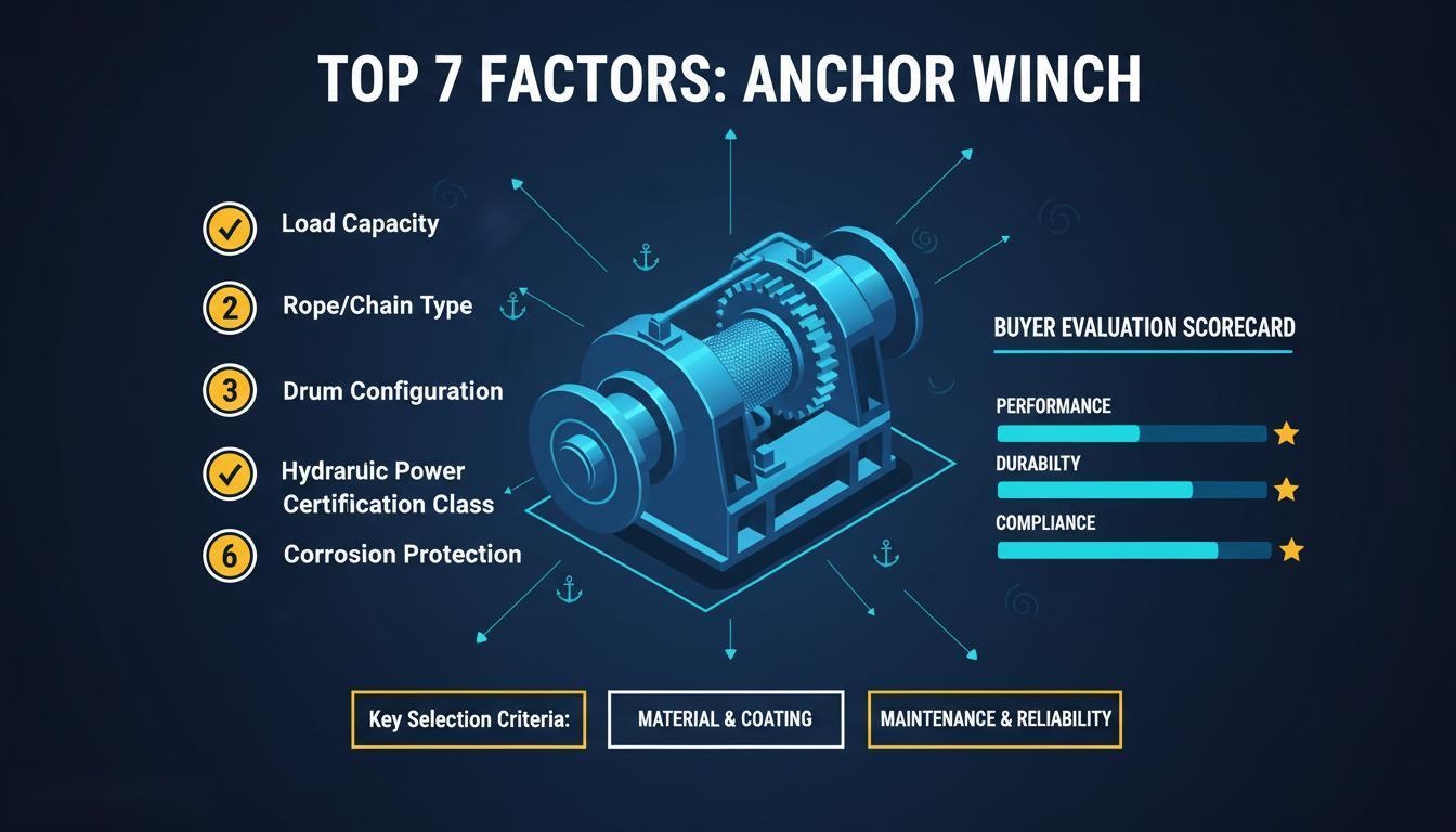 Top 7 Factors Buyers Should Check Before Ordering an Anchor Winch